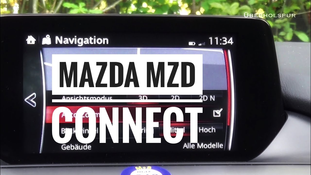 Mazda 6 Mzd Connect Navigations Und Infotainment System Test Youtube