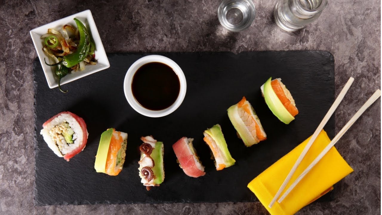 Sushi Arcoíris con Relleno de Tampico diya tailors