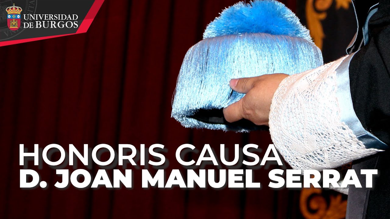 Investidura como Doctor honoris causa del Excmo Sr. D. Joan Manuel Serrat Teresa