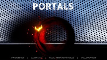 Portal Effects made with Niagara Particle System | Unreal Engine
