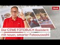 Der cewe fotobuch assistent mit neuer smarter fotoauswahl