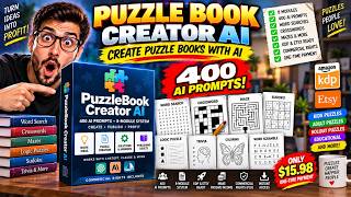 PuzzleBook Creator AI Review 2026 – 400 AI Prompts + 8-Module Publishing System screenshot 5