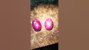 đôi Ruby sao Yên Bái lên nhẫn nam đẹp #ruby #gemstone #gem #love #sapphire