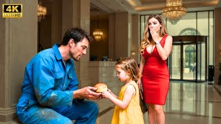 Single Dad Shared His Sandwich to a Hungry Little Girl, Not Knowing She Was a Billionaire’s Daughter