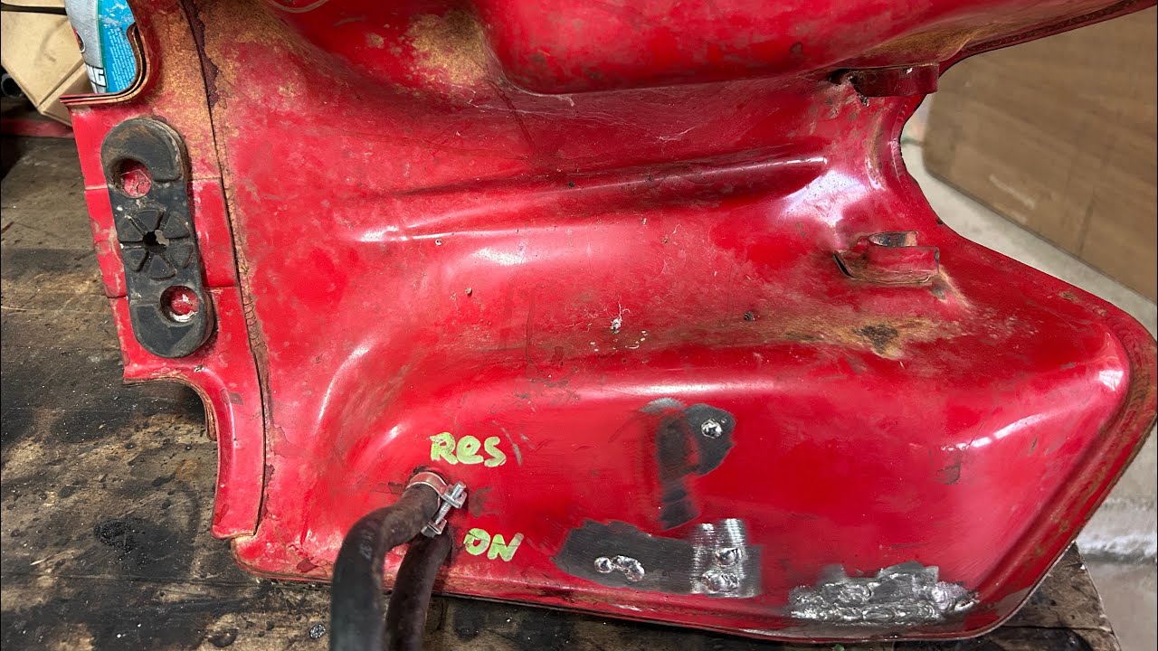 Gas tank leak repair YouTube