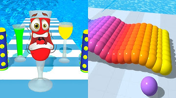 Juice Run VS Canvas Run - All Level Gameplay Android iOS Ep1