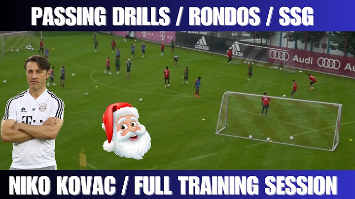 Passing Drills / Rondos / SSG / Full Training Session / Niko Kovac
