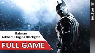 Batman Arkham Origins Blackgate PS3 Gameplay Full Game Walkthrough