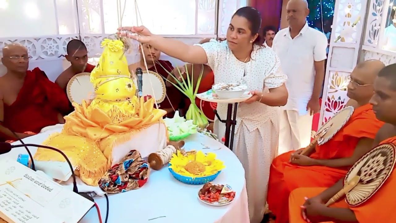 රත්මලාන W,A ශාලිකා සංජීවනි මහත්මියගේ නිවසේ පැවැත් වු සර්ව රාත්‍රික පරිත්‍රාණ පිරිත් දේශනය 🙏🙏🙏