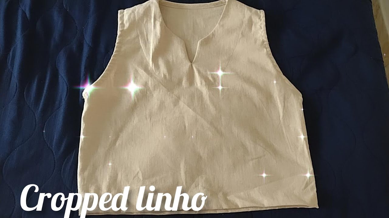 CROPPED DE LINHO FÁCIL