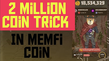 ( Level 1-12 ) Memefi Secret Reward Combo |Memefi 2,000,000 Coins Code | Memefi Secret Code |#memefi
