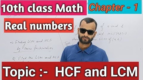 LCM and HCF Explained Using Fundamental Theorem of Arithmetic | Class 10 Maths | pandey sir 