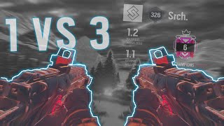 The Champion 1v3 OT 4-4 Match Point Clutch Ranked Highlights - Rainbow Six Siege