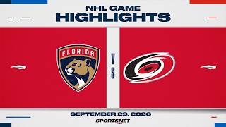 Nhl Highlights Panthers Vs. Hurricanes - September 27, 2026