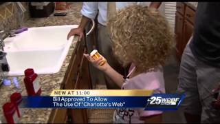 Local family thrilled at passage of 'Charlotte's Web' bill