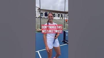 Stop making this mistake with your doubles partner! #pickleball #pickleballtips #pickleballaddict
