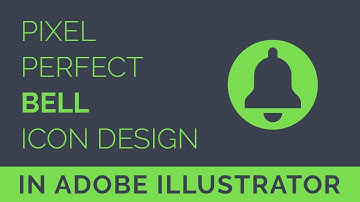 Pixel perfect bell icon design