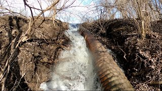 “NATURE’S REBIRTH” Beaver Dam Removal Revives Majestic Waterfall !