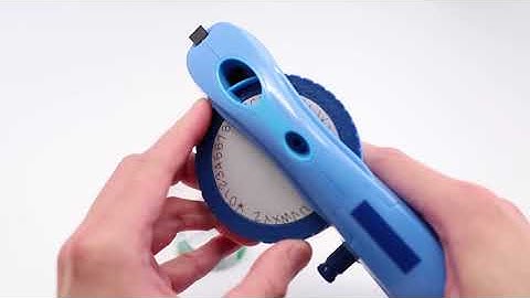 DYMO 3D Plastic Embossing Labels Operation Vedio