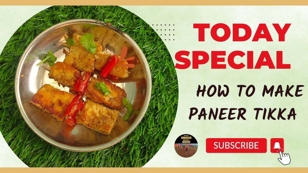 HOW TO MAKE PANEER TIKKA IN TAMIL YouTube