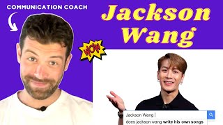 Jackson Wang's Communication Skills | Reaction & Analysis