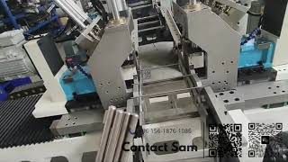 Stainless steel solid bar double head chamfering machine 