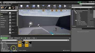 Unreal Engine 4 - How to Import Fonts & add them to a Widget
