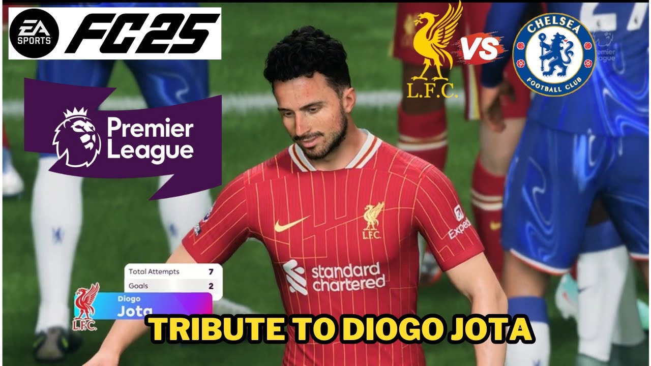 Tribute to Diogo Jota in FC 25 🎮 | Liverpool x Chelsea | Premier