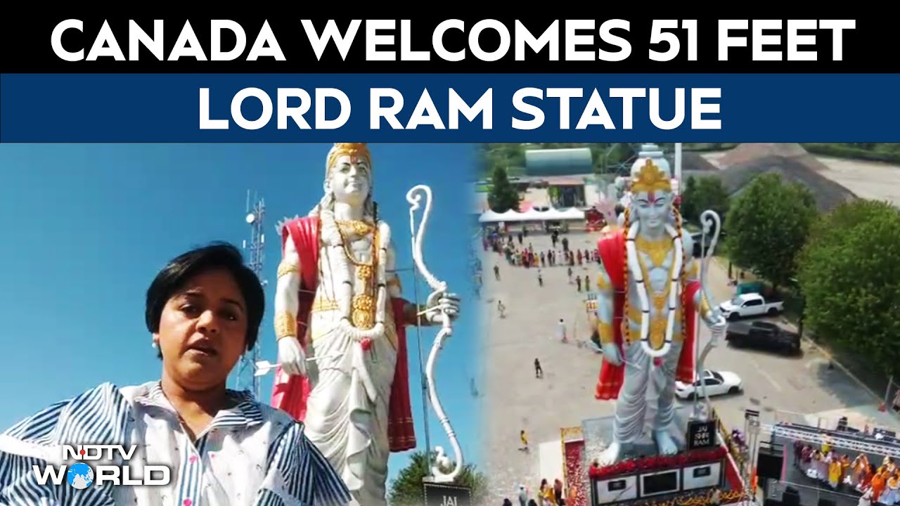 Diwali 2025 | Tallest Lord Ram Idol Unveiled In Mississauga, Canada Ahead Of Diwali