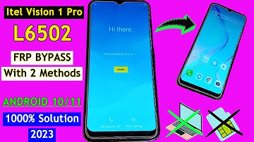 Itel Vision 1 Pro (L6502) Frp Bypass 2023 | All Itel Frp Bypass Android 10 | Google Account Bypass