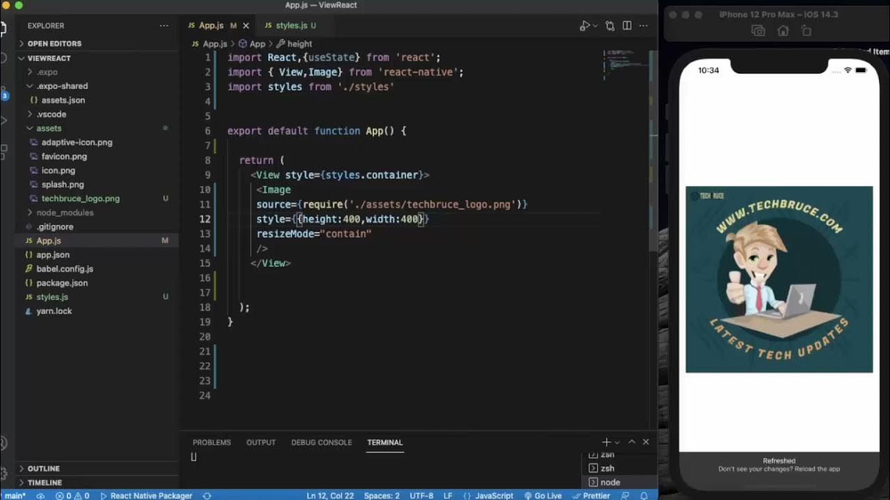 React Native Tutorial 36 - React Native Image props - YouTube