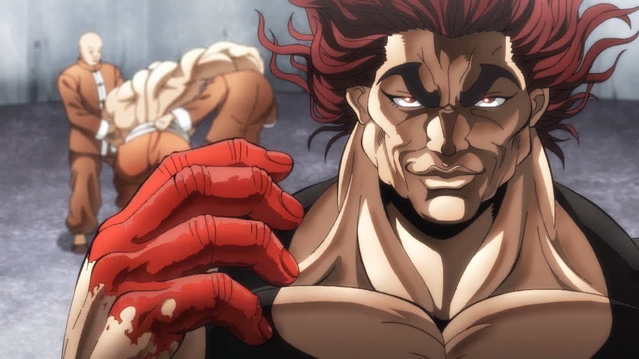 YUJIRO HANMA ARRANCOU A FACE DO RYU KAIOH NO GRANDE TORNEIO RAITAI