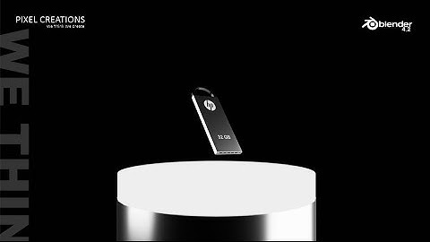 Create a 3D Pen drive in Blender 4.2