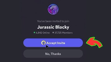 How To Join Jurassic Blocky Discord Server With Invite Link
