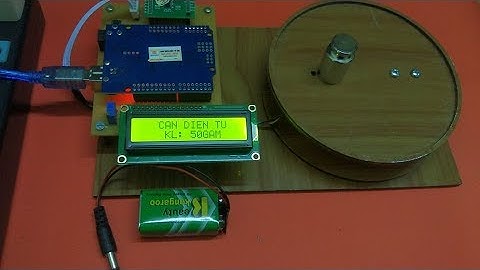 Đồ án Cân Điện Tử Dùng loadcell 1kg + Arduino Uno và module HX711
