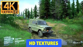 Spintires Mudrunner Ultra Graphics 4K  Maximal Settings UHD