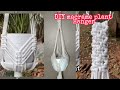 DIY macrame plant Hanger || gantungan pot unik