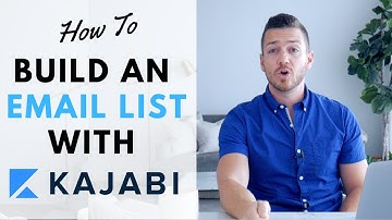 How to build your email list and lead magnet in Kajabi