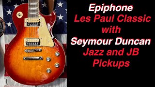 epiphone Les Paul custom 93年製 ダンカンピックアップ Epiphone Classic Les Paul with Seymour Duncan Jazz and JB
