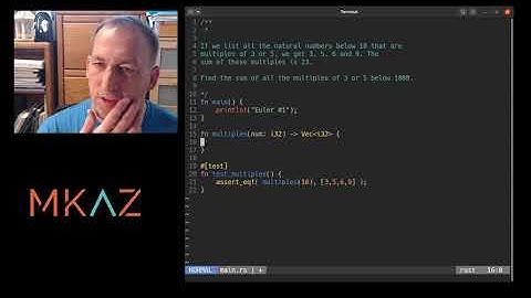Euler #1 in Rust - Multiples of 3 and 5