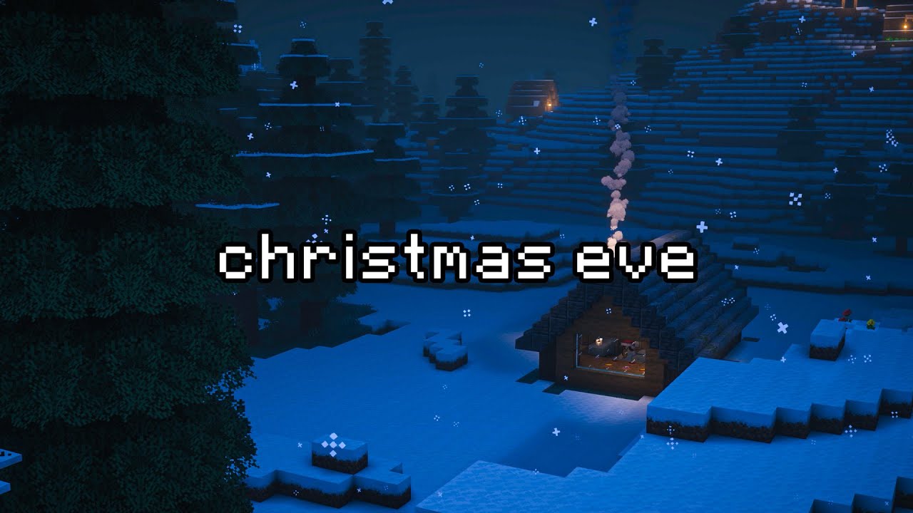 Soft Snow and Candlelight — Christmas Ambience in Minecraft