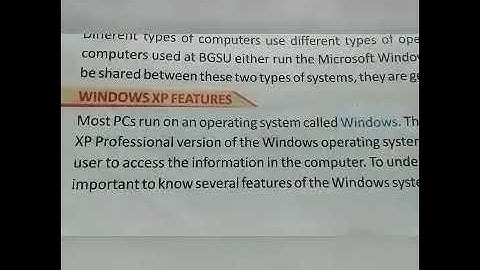 Std-5/Sub-Computer/Ch-3. More On Windows XP(Part 2)