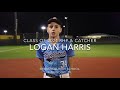 Logan Harris Class of 2024 RHP &amp; Catcher Recruiting  Video