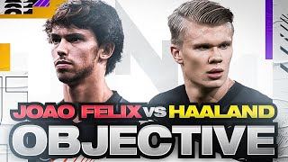 COMPLETING JOAO FELIX VS HAALAND OBJECTIVE!! - FIFA 21