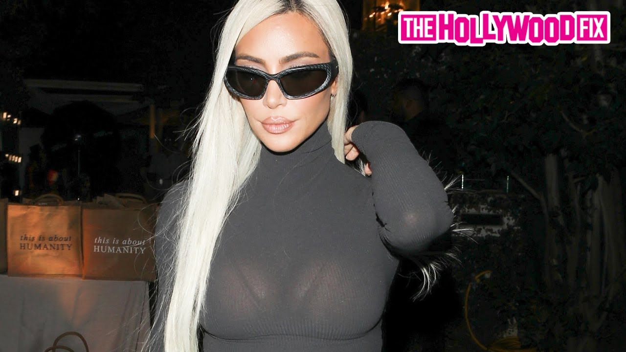 Kim Kardashian Stuns In A Skin Tight Dress At The 'This Is About Humanity' Charity Event In L.A.