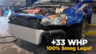 33 WHP From a Smog-Legal Intercooler?! | Subaru STI