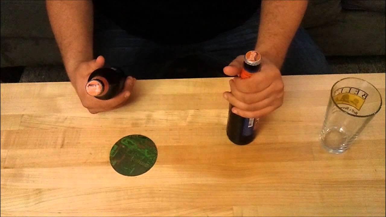 How To Open A Beer Bottle With Another Beer Bottle YouTube