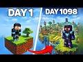 World’s HARDEST Skyblock – I Survived 1098 Days! 😱🔥
