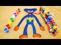 How to make Huggy Wuggy with Orbeez Colorful, Big Coca Cola, Fanta, Pepsi, Popular Sodas and Mentos