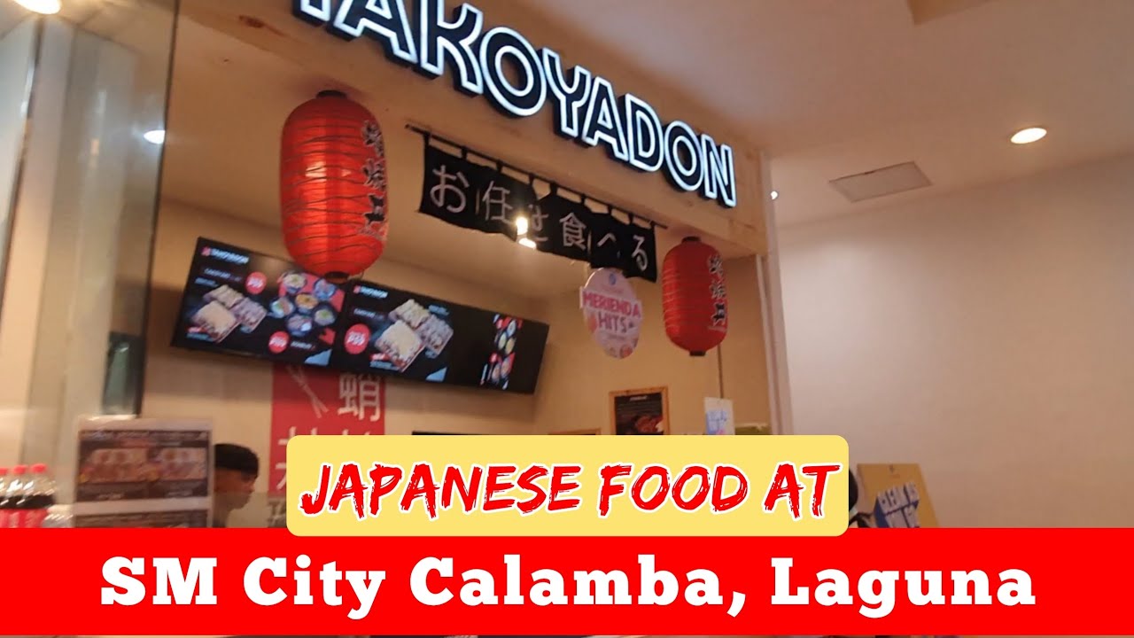 Takoyadon Foodcourt SM City Calamba Laguna Philippines Japanese Food Menu and Prices